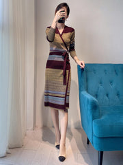 Women's Knit Dress - Fashion Slim Fit