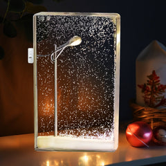 DIY Snowy Night Street Lamp, Handmade Snowy Lamp, Christmas Gift